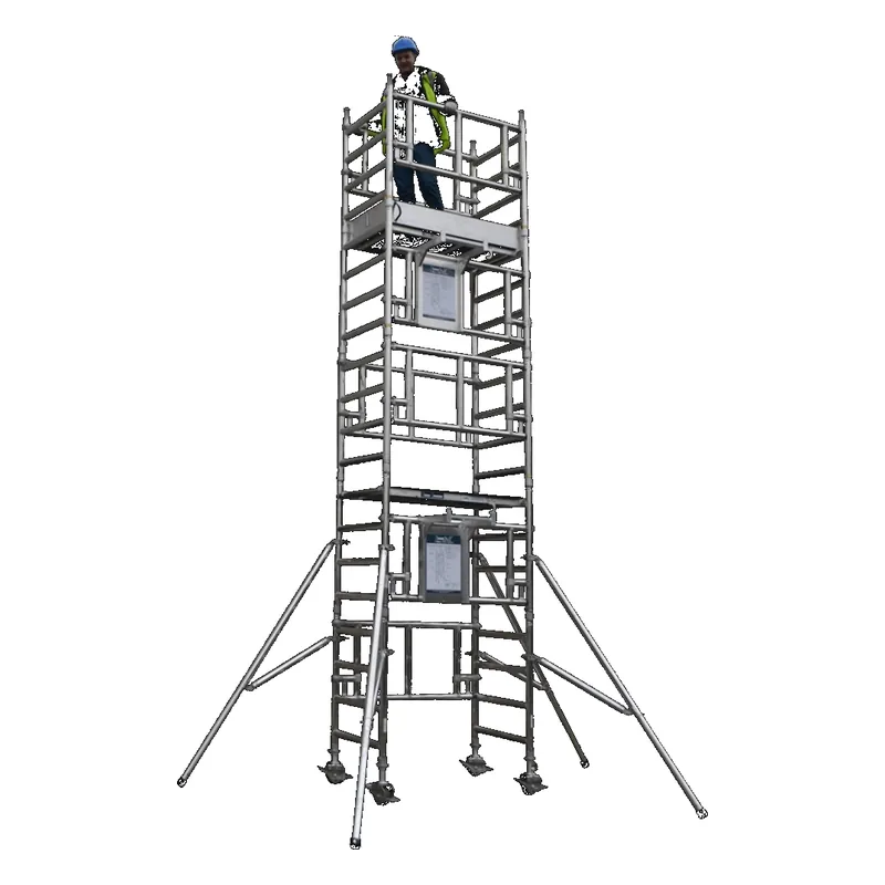 One Person Towers for sale — 0.72m wide aluminium scaffold tower