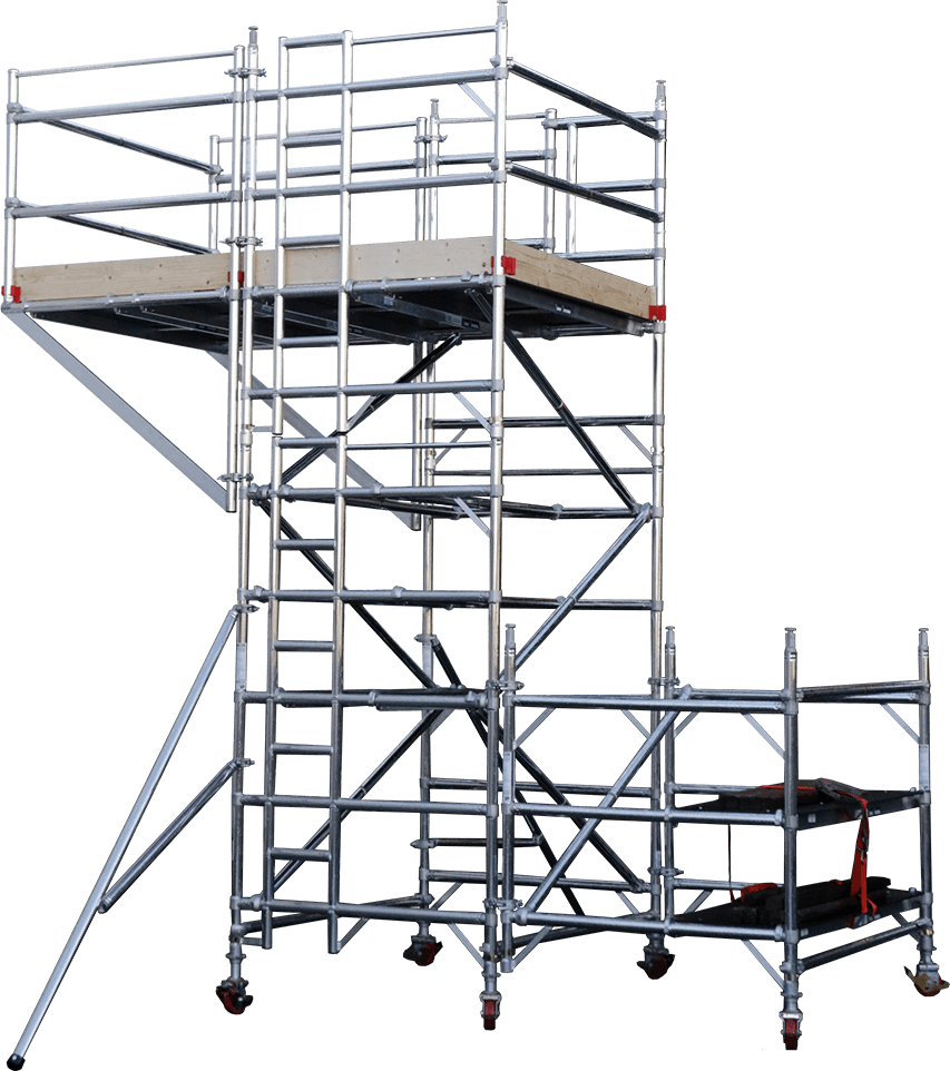 An image of two cantilever towers